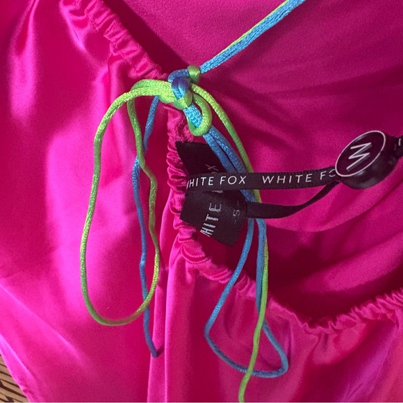 White Fox Pink Coming In Hot Mini Dress Size Small - Picture 8 of 11